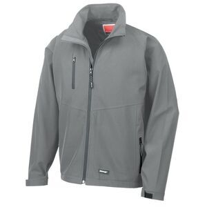 Result Unisex Adult Soft Shell Jacket / Silver Grey
